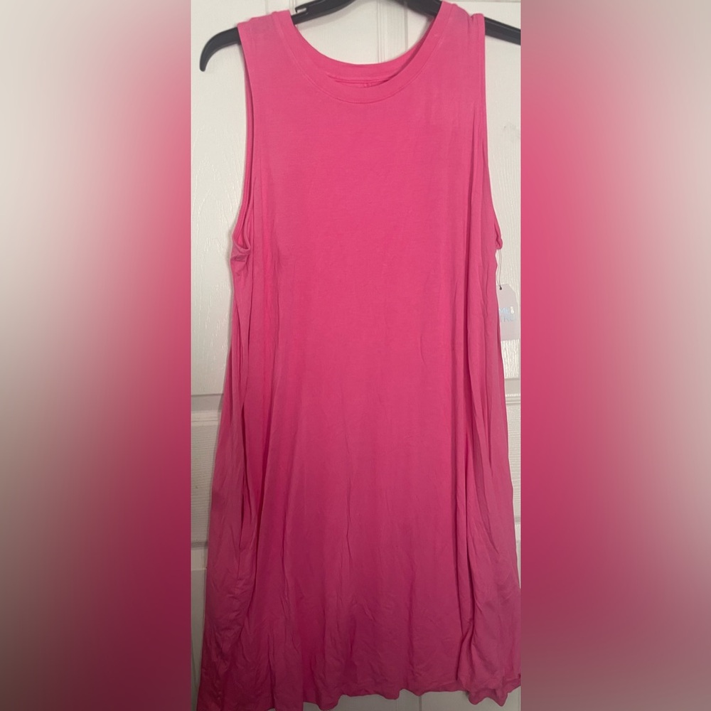 Time‎ and Try Women’s Pink Sleeveless Dress! NWT! Size XXL! - Picture 3 of 4